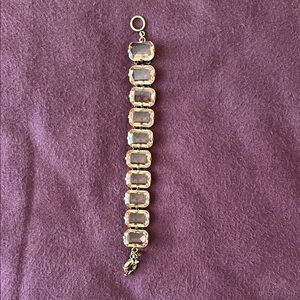 Vintage J. Crew Gold and Peach/Rose Tone Bracelet Excellent Condition